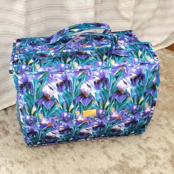 JM NEW YORK Accessories - Floral Cosmetic Packing Cubes Set [Small,Medium &Large]